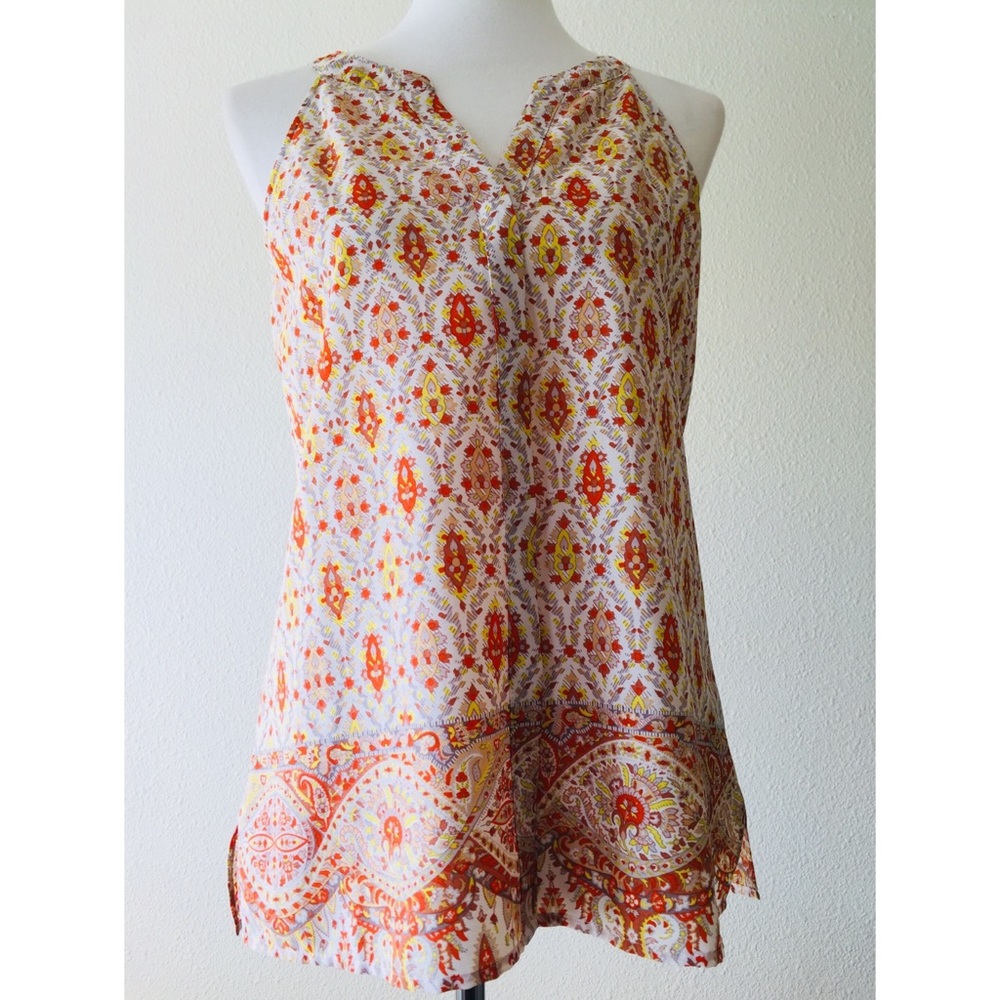 Sanctuary Orange Print Top - Picture 1 of 5
